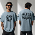 Not The Standard Snow Washed Oversized Cotton T-Shirt Bin Chicken Tee