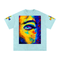 T-Shirt, Not Basic. Never Boring. Snow Washed Oversized Cotton Neon Snow Wash Tee