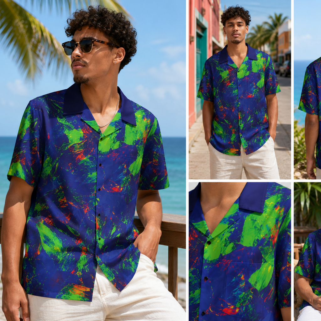Not Your Basic Reef Riot Hawaiian Shirt