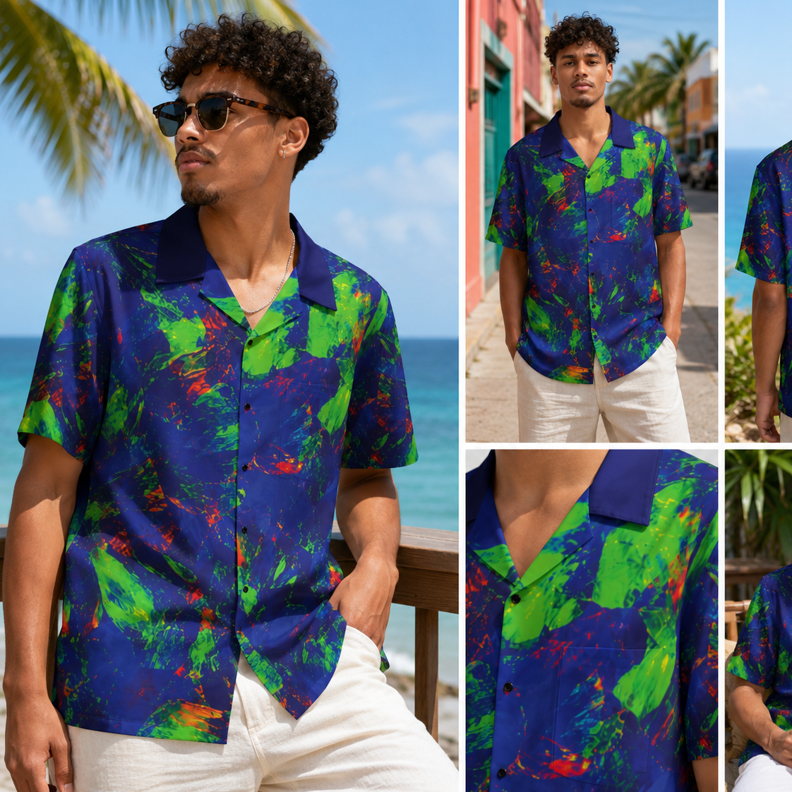 Not Your Basic Reef Riot Hawaiian Shirt