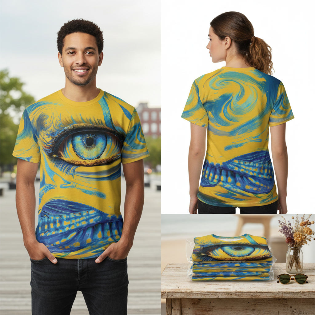 T-Shirt, Not Missing The Moment Solar Gaze Opal Eye Tee