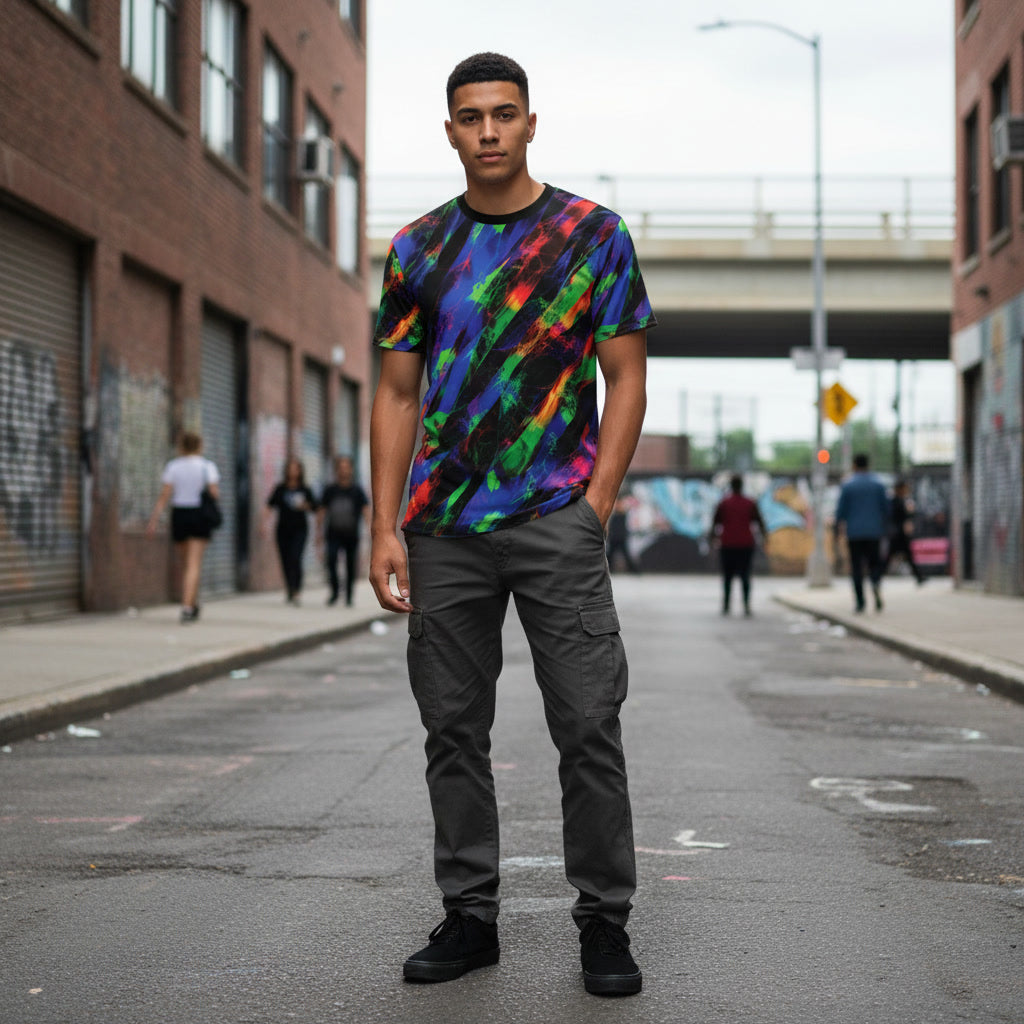 T-Shirt, Not For The Colour Shy Voltage Rift Tee Cut & Sew