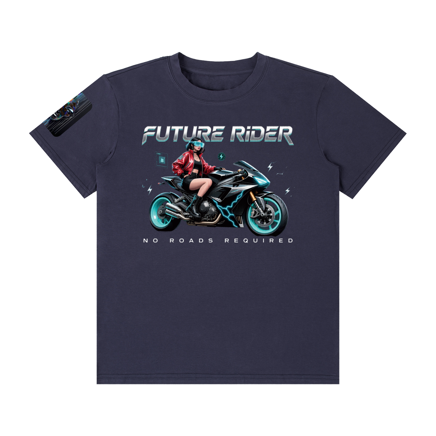 T-Shirt, Not Your Average Future Rider Crew Neck CottonTee