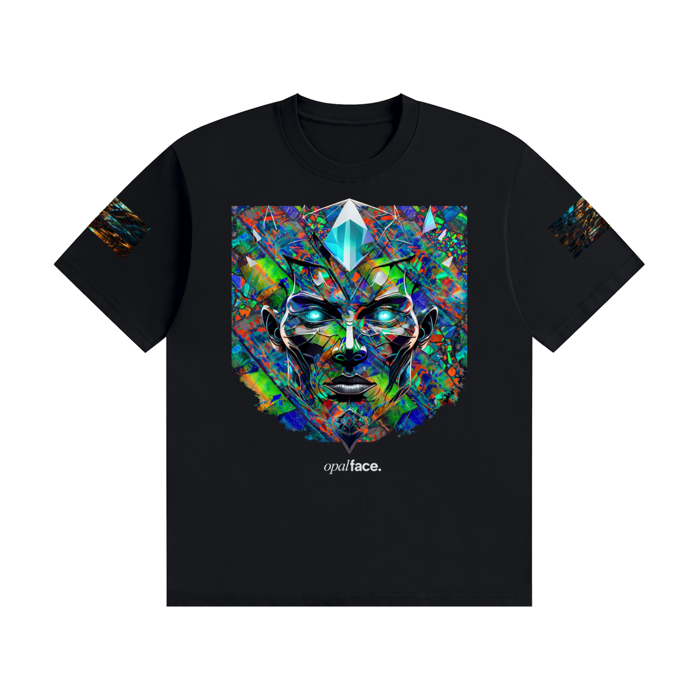 Not Your Normal Prism Face Tee Seamless Cotton T-Shirt