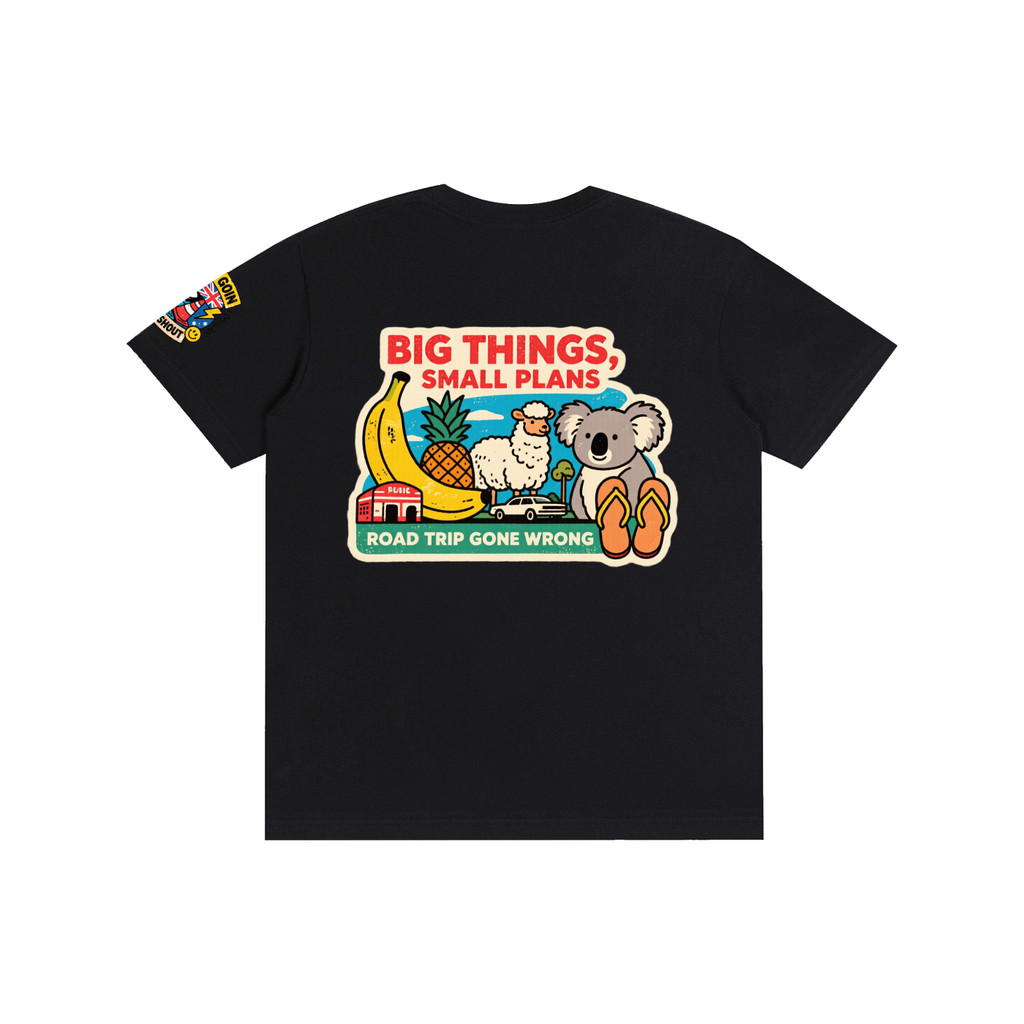 Not Timid Pure Cotton Unisex T-Shirt Lost Near The Big Banana Tee