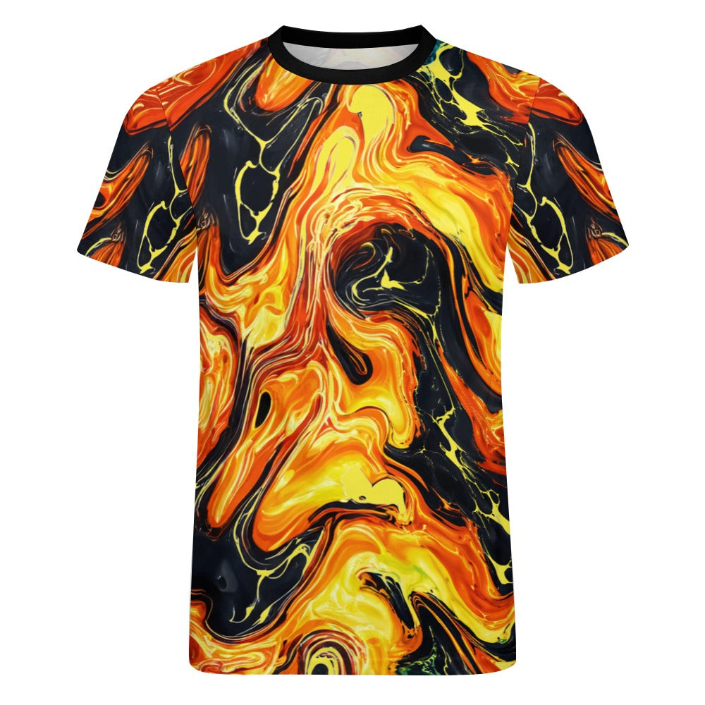 Cotton T-shirt, Not Your Basic Opal Molten Inferno Tee