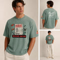 Not The Ordinary Snow Washed Oversized Cotton T-Shirt Flat Out Weekend Uniform Tee