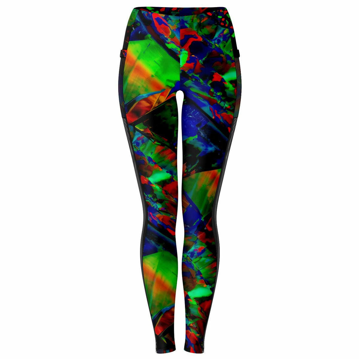 Mesh Pocket Leggings, Not Your Basic Electric Style Pocket Leggings