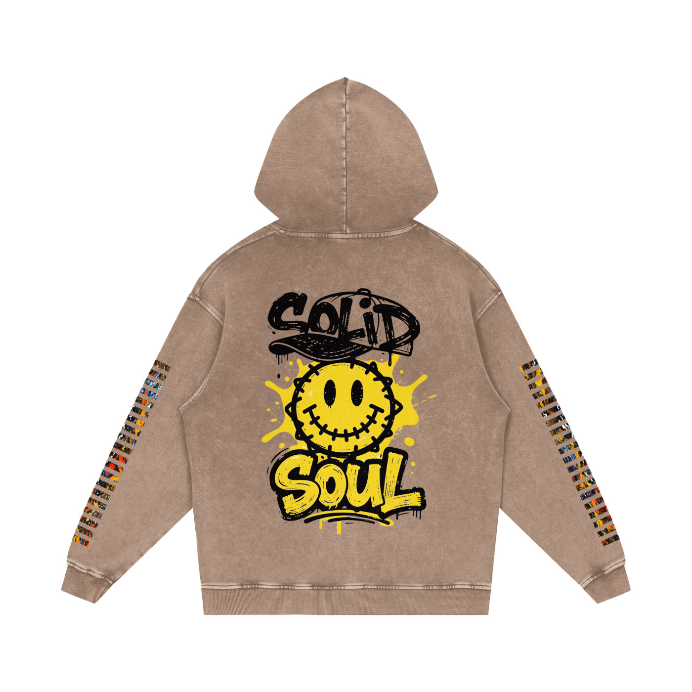 Not Dull Snow Washed Loose Cotton Hoodie 67 Energy