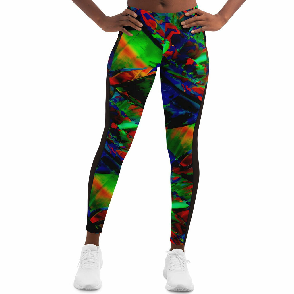 Mesh Pocket Leggings, Not Your Basic Electric Style Pocket Leggings