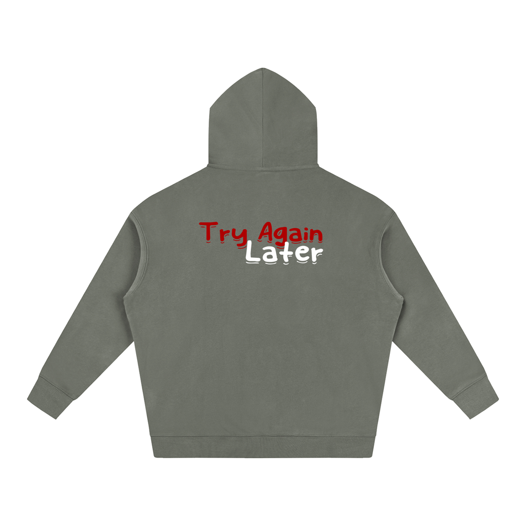 Not Your Standard Fleece Cancel the Chaos Hoodie – Try Again Later Edition