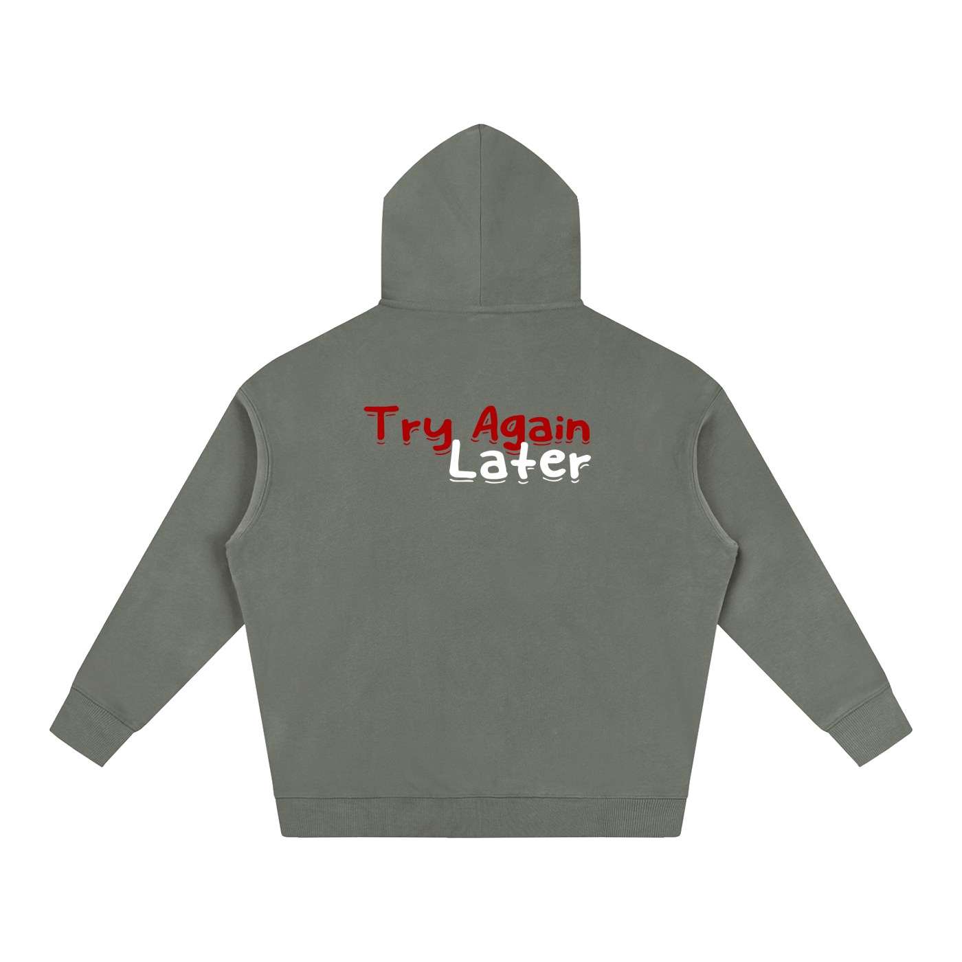 Not Your Standard Fleece Cancel the Chaos Hoodie – Try Again Later Edition
