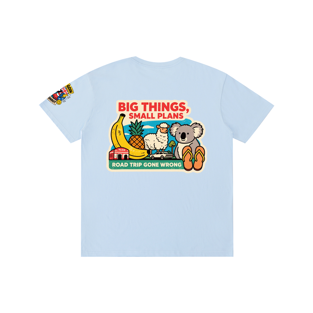 Not Timid Pure Cotton Unisex T-Shirt Lost Near The Big Banana Tee