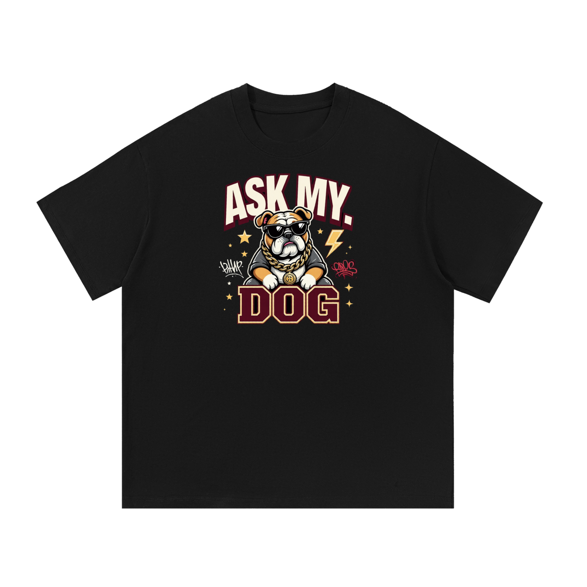 Cotton T-Shirt, Not Your Normal Dog Person Tee Ask My Dog