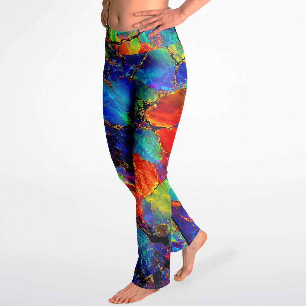 Flare Leggings, Not Boring Opal Electric Leggings