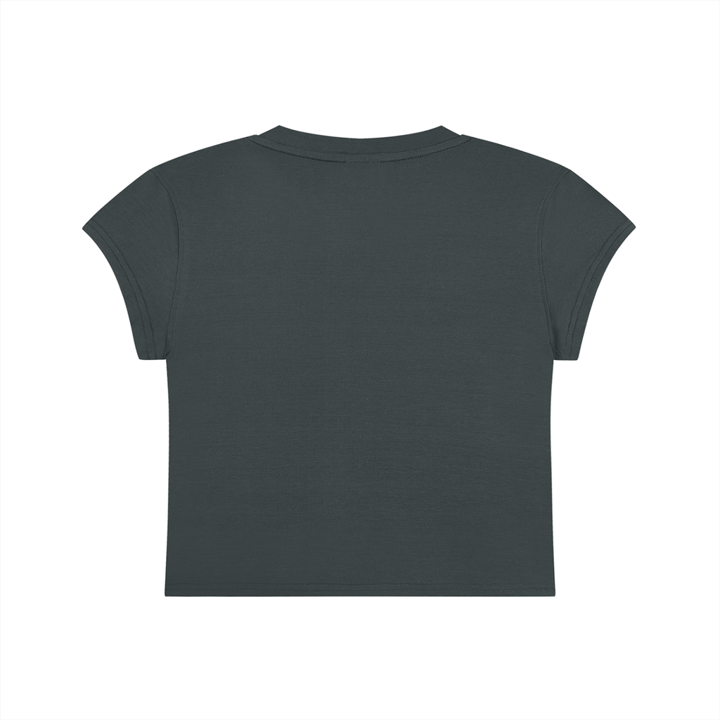 Not Silent Women's Slim-Fit Cropped T-Shirt - Another Day, Nother Servo Run Crop Tee