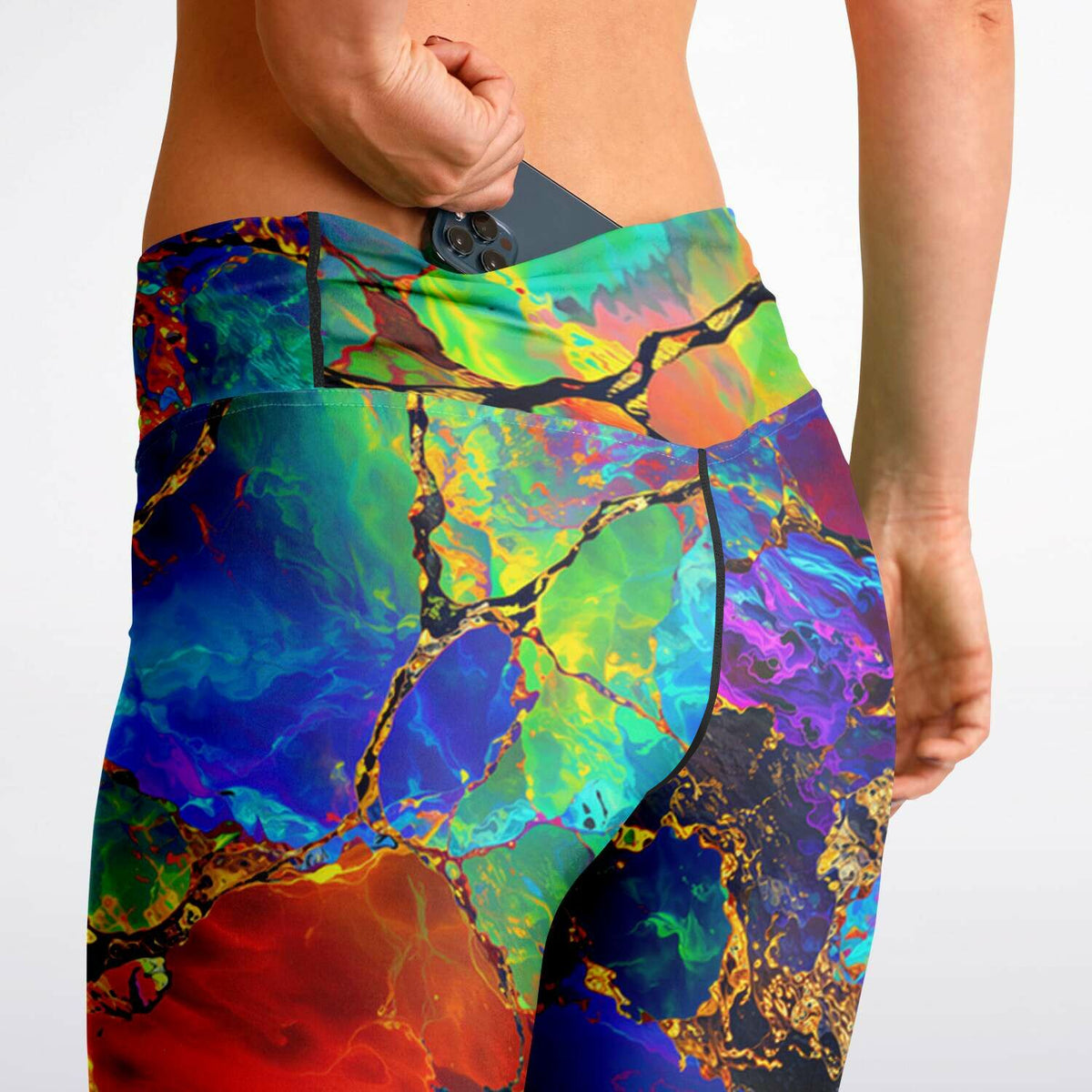 Flare Leggings, Not Boring Opal Electric Leggings