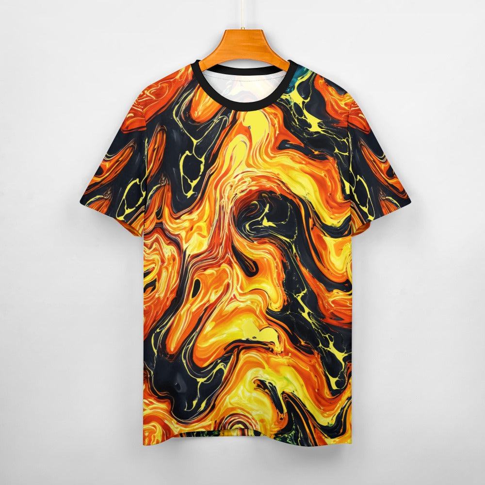 Cotton T-shirt, Not Your Basic Opal Molten Inferno Tee