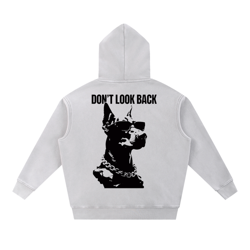 Fleece Hoodie, Not Your Normal Snow Wash – Don't Look Back