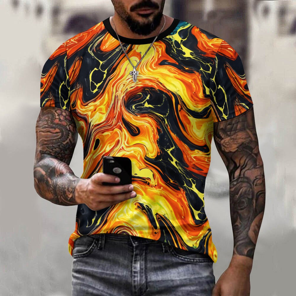 Cotton T-shirt, Not Your Basic Opal Molten Inferno Tee
