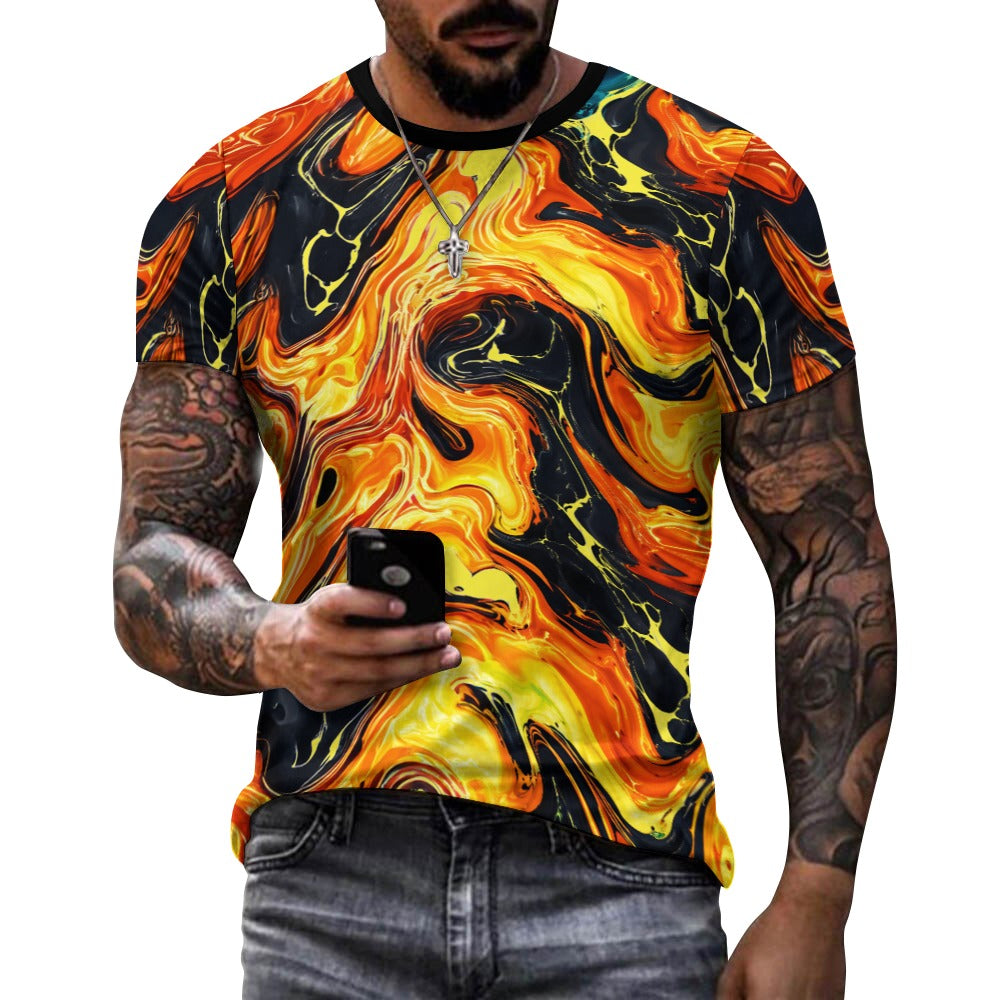 Cotton T-shirt, Not Your Basic Opal Molten Inferno Tee