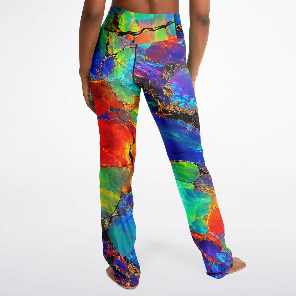 Flare Leggings, Not Boring Opal Electric Leggings