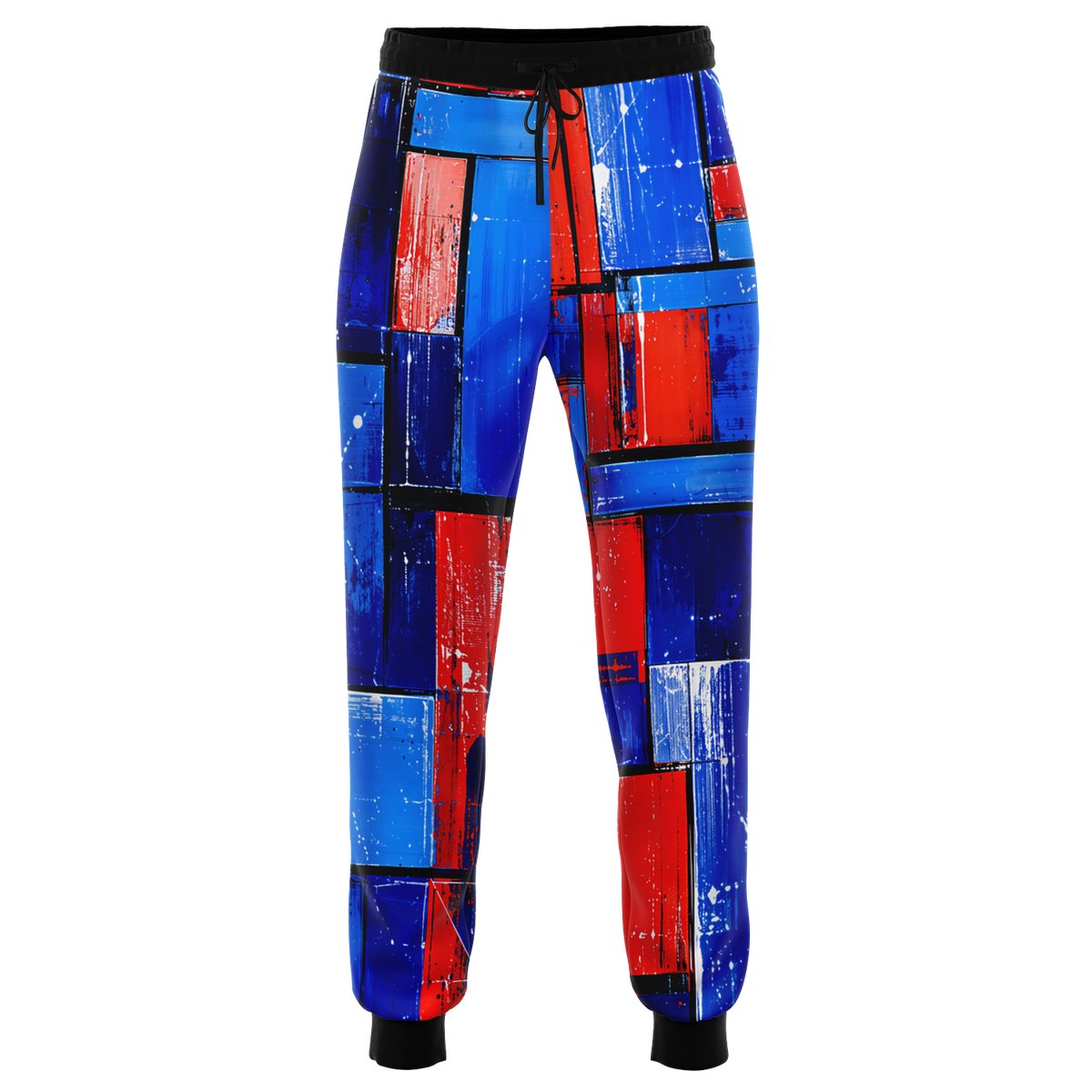 Athletic Joggers, Not Your Basic Electric Grid Athletic Joggers