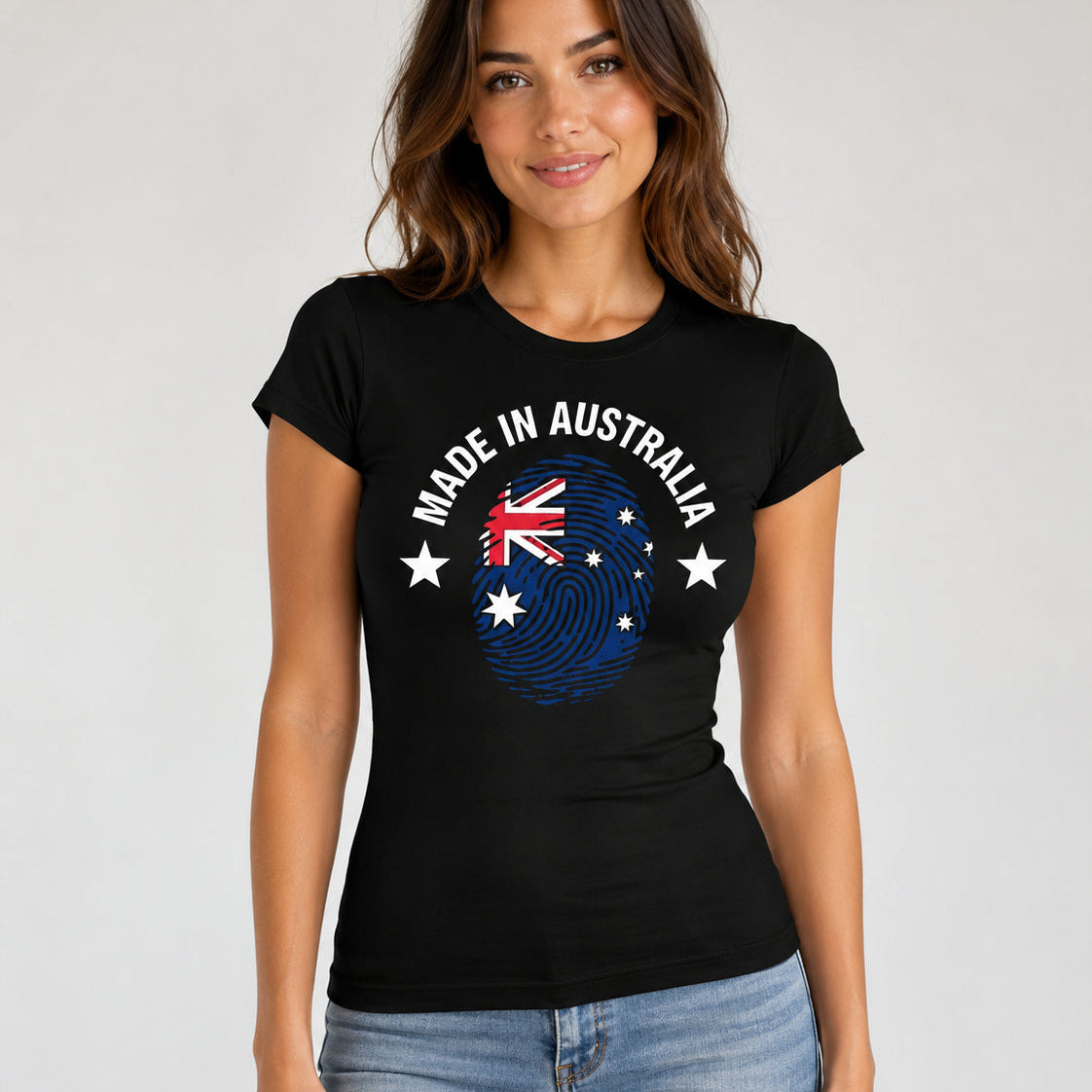 Not Muted Women’s Slim Raglan T-Shirt Aussie Identity Tee