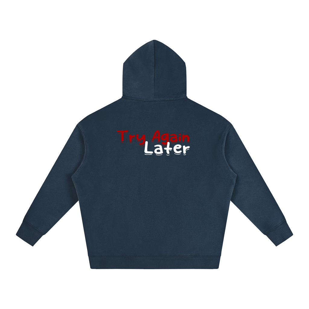 Not Your Standard Fleece Cancel the Chaos Hoodie – Try Again Later Edition