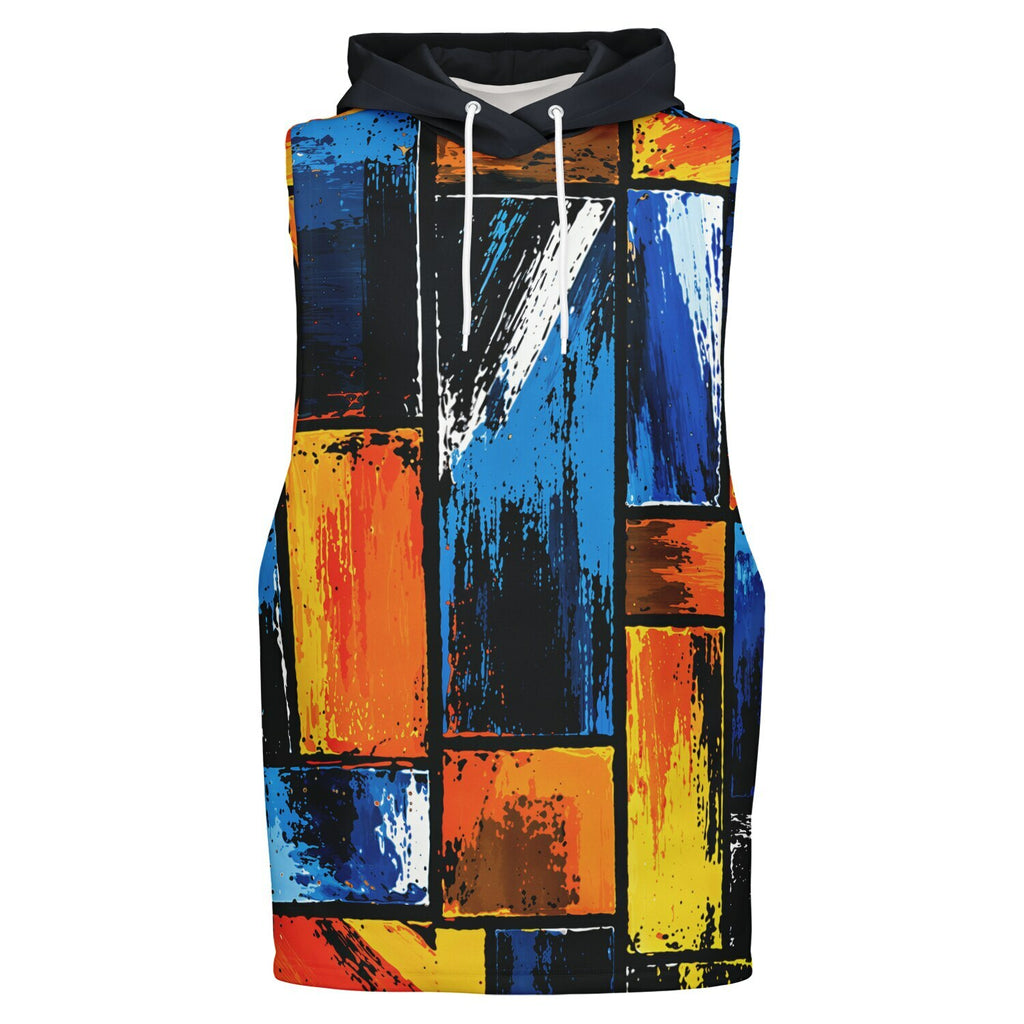 Hoodie, Not Basic Opal Abstract Armhole Hoodie