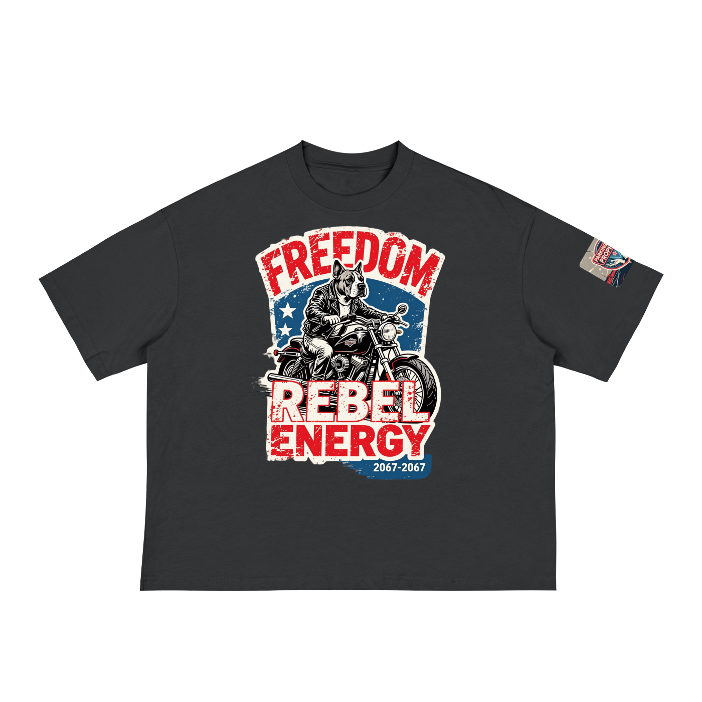 Not The Regular Freedom Runs Wild Boxy Tee