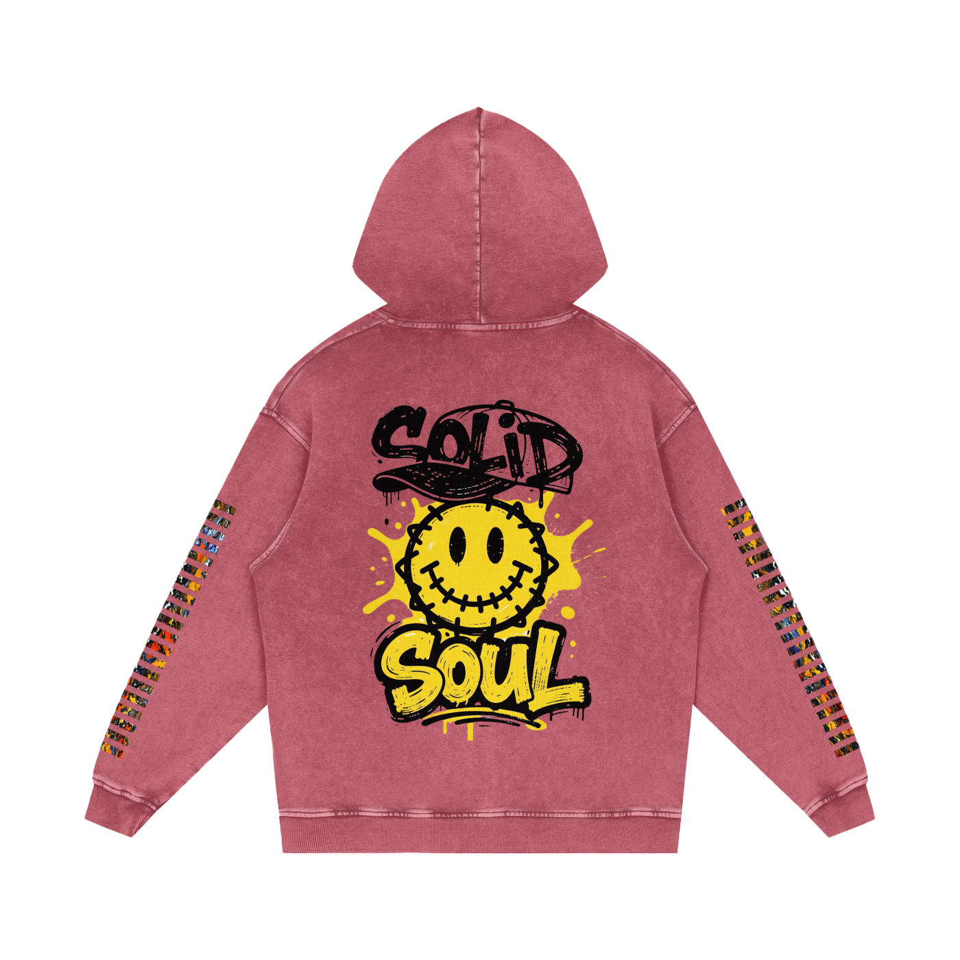 Not Dull Snow Washed Loose Cotton Hoodie 67 Energy