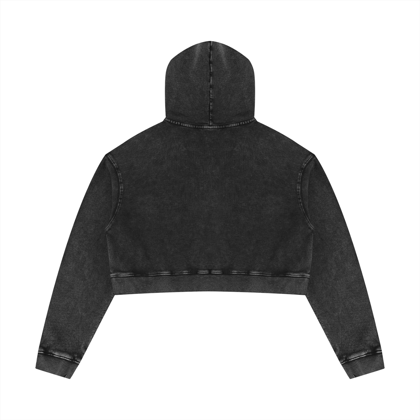 Not Made For Basic Closets Women’s Mineral Washed Crop Hoodie Flesh Vessel