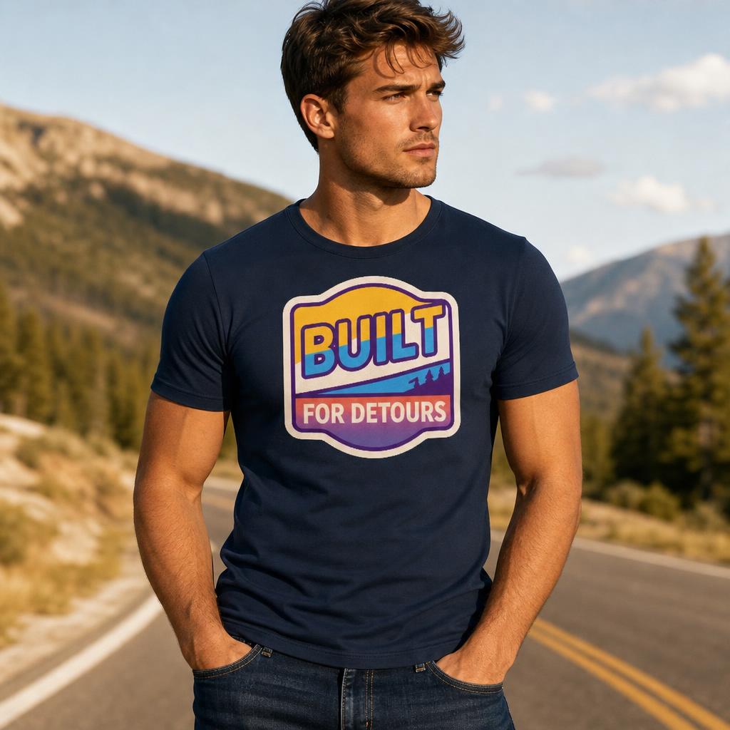 Not Bland Heavyweight Slim Fit T-Shirt Built for Detours Unisex Tee