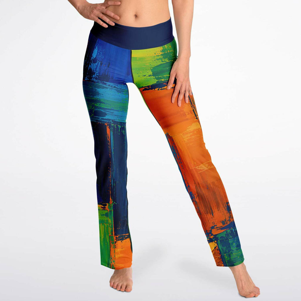 Flare Leggings, Not Boring Flare Leggings – Colour Rush