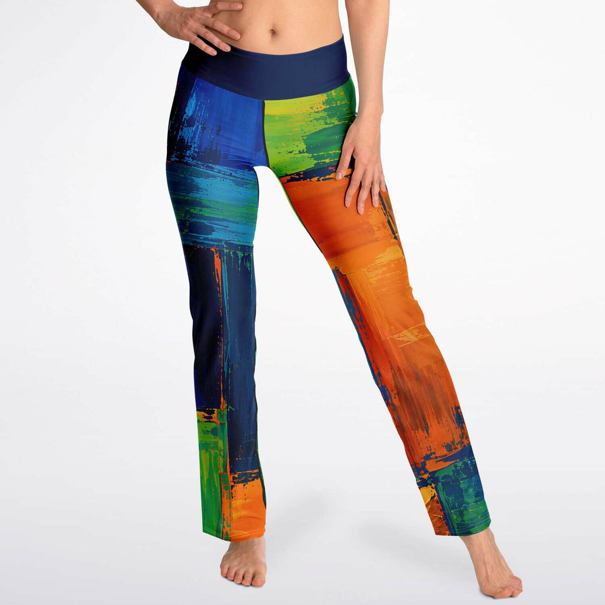 Flare Leggings, Not Boring Flare Leggings – Colour Rush